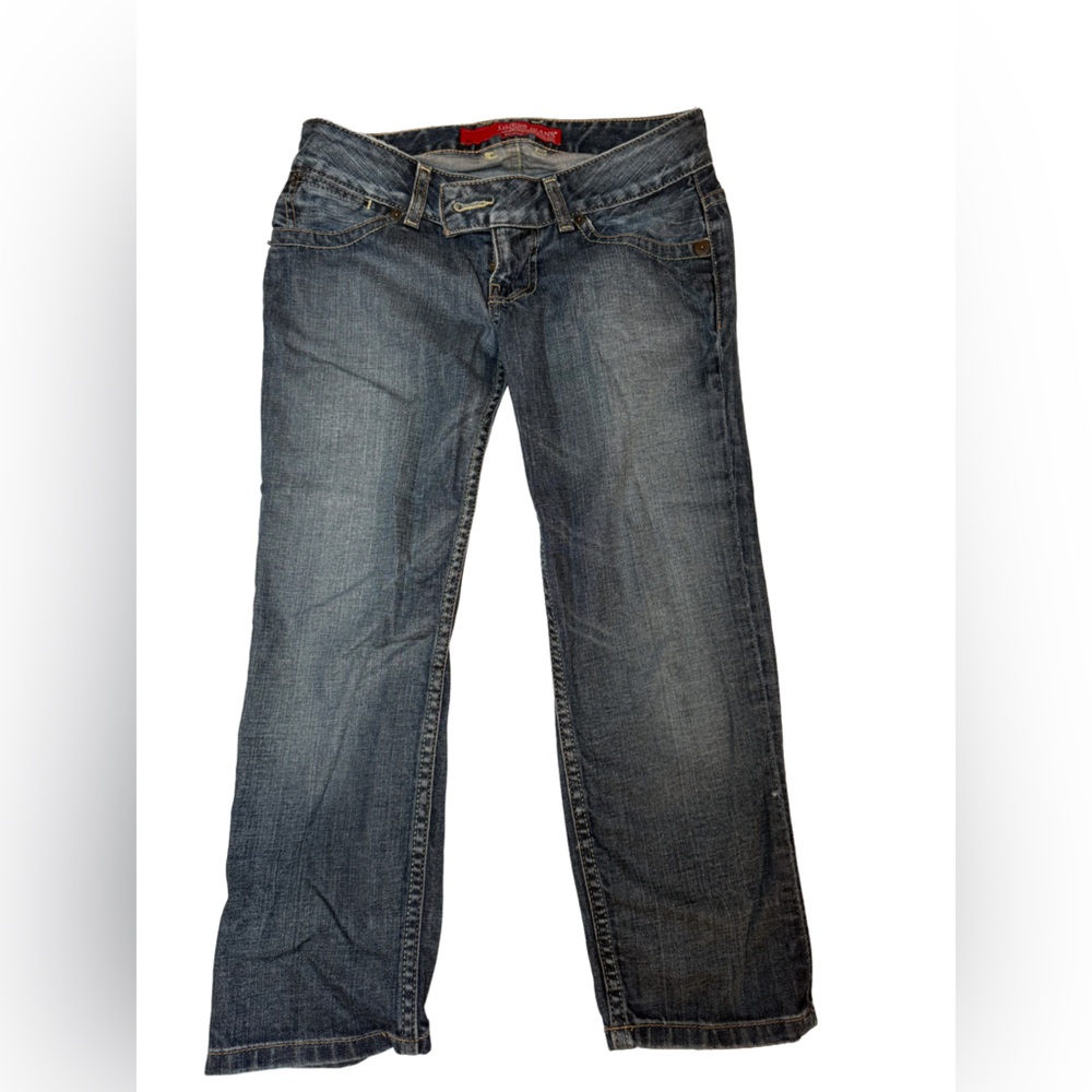 Guess Women's Cropped Jeans in Dark Blue